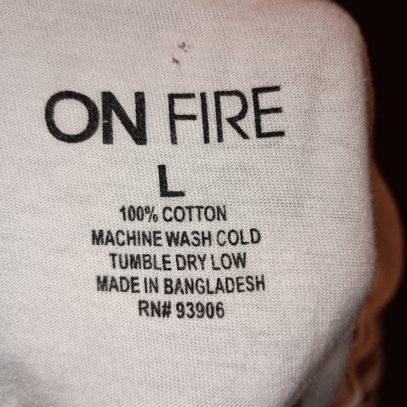 ON FIRE t-shirt (#1,066) - Picture 2 of 5
